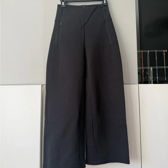adidas Black Wide-Leg Trousers - Picture 2 of 8